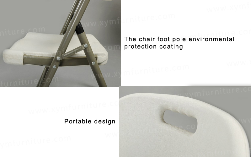 Modern Black Meeting Wedding Leisure Folding Plastic Seating for Sale