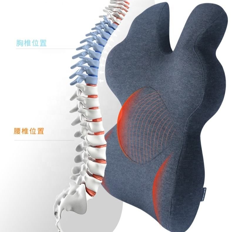 Soft Memory Foam Office Car Aircraft Cushion Slow Elastic in Line with Cervical Spine