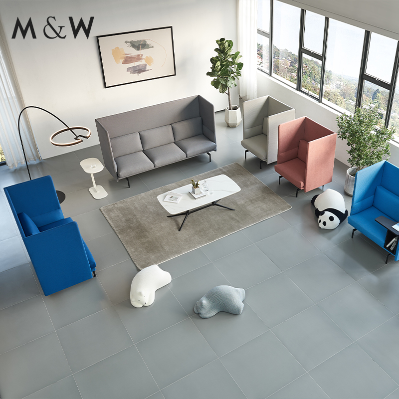 M&W Commercial Chatting Area Office Pod Seating, Meeting Pod, Soundproof Meeting Room Pod