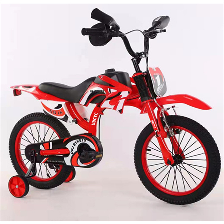 Kids' Bike Beautiful Cool 20 Inch Motorcycle Children's Bicycle 12 Inch 16 Inch Baby Bicycle