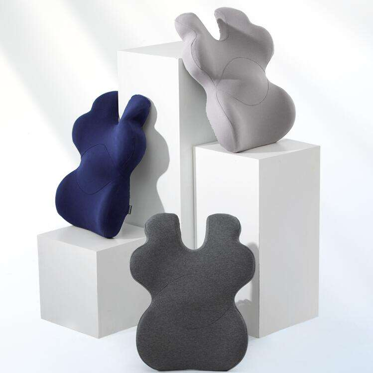 Soft Memory Foam Office Car Aircraft Cushion Slow Elastic in Line with Cervical Spine