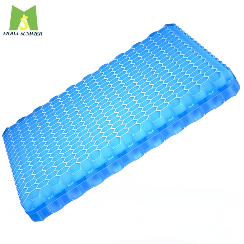 OEM Logo Universal TPE Honeycomb Gel Car Seat Cushion Waterproof Cooling Office Chair Breathable Butt Cushion Silicone Egg Ice Cushion