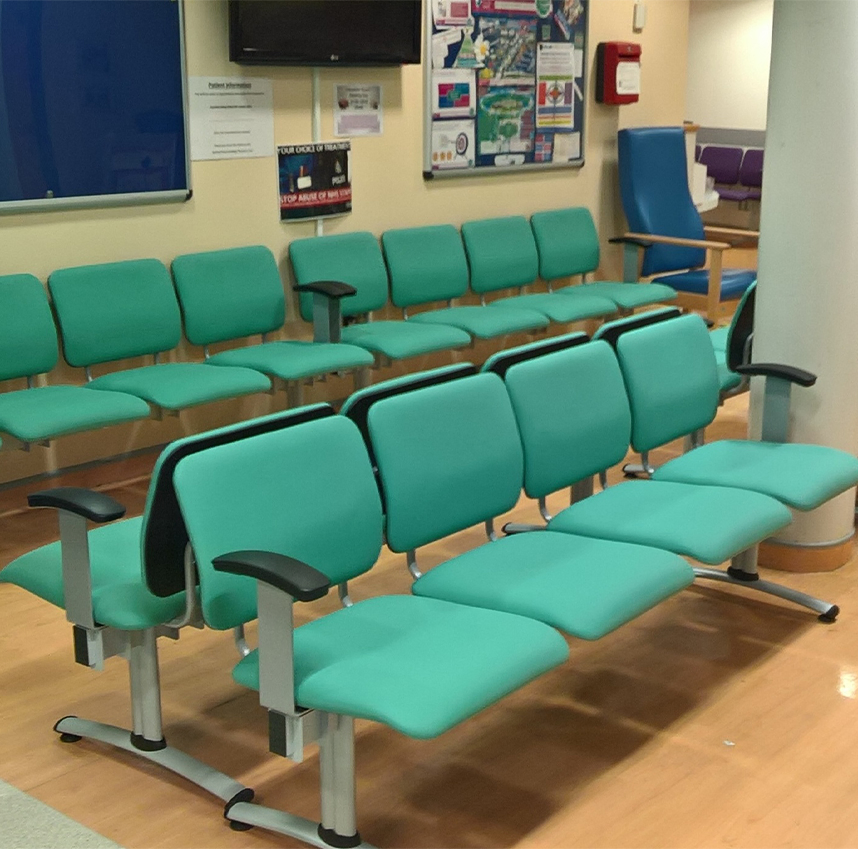 Hospital Airport Sofa Lounge Seating Bench Waiting Room Area PU 3 4 5 Seat Row Link Chairs
