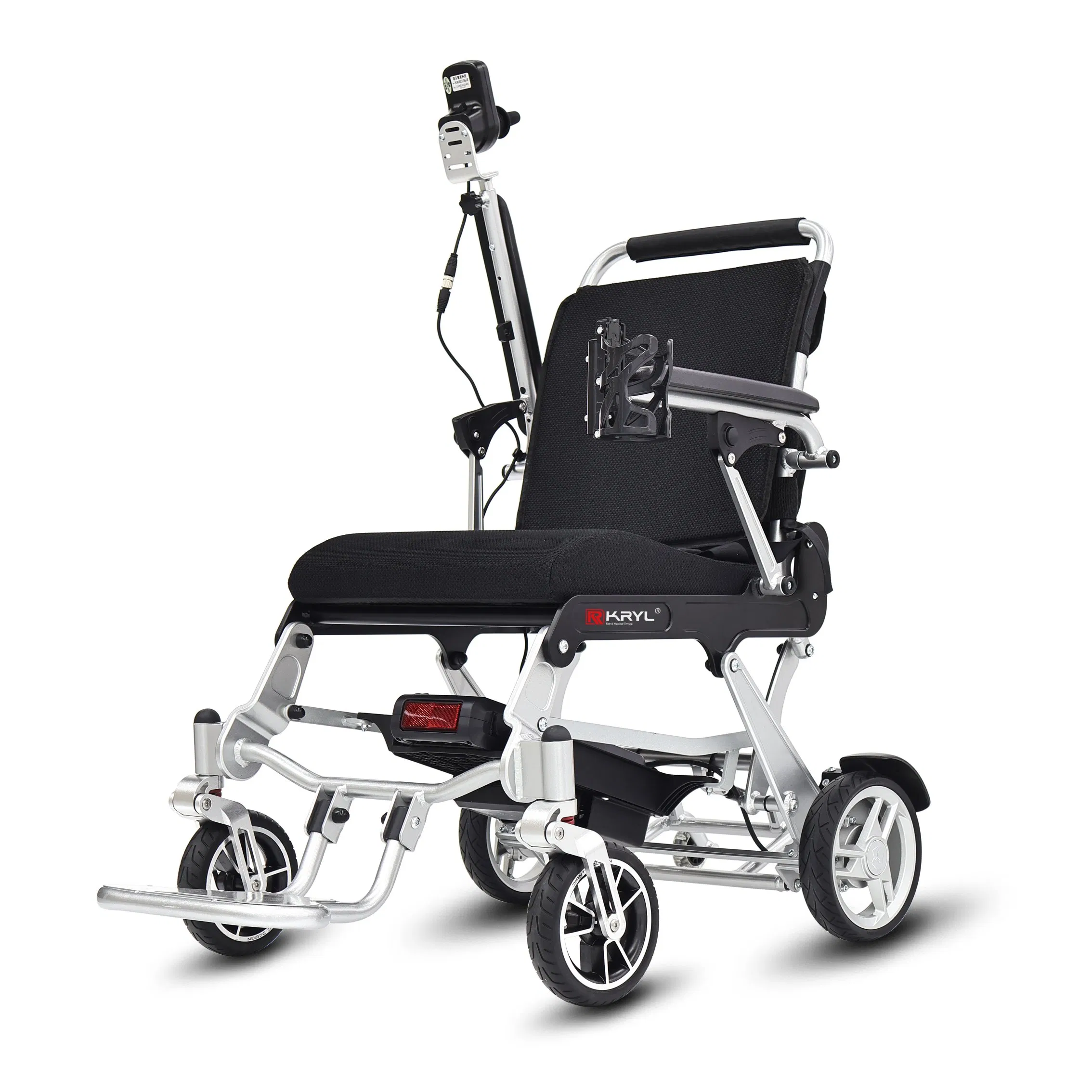 Functional Electric Wheelchair for Disabled Users with 120kg Load Limit