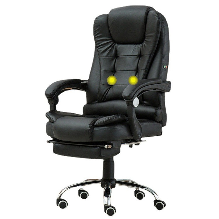 Ergonomic Office Boss Massage High Back Swivel Computer Adjustable Leather Conference Chair