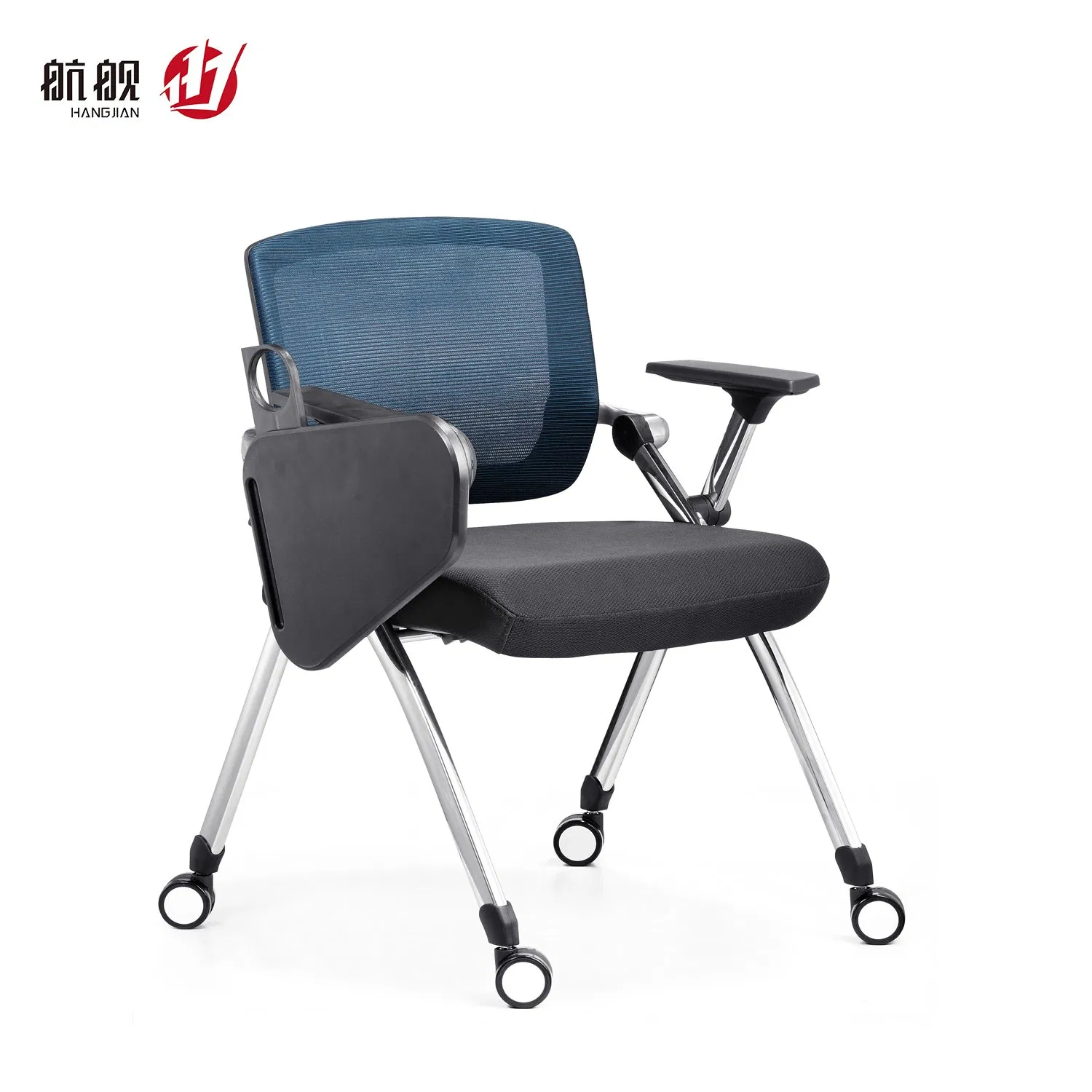 Plastic Training Chair Student Chair for Meeting Room with Foldable Table