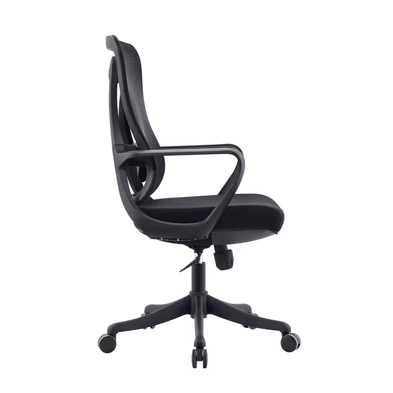Modern Staff Chair Featuring Breathable Mesh Construction and Robust Swivel Mechanism