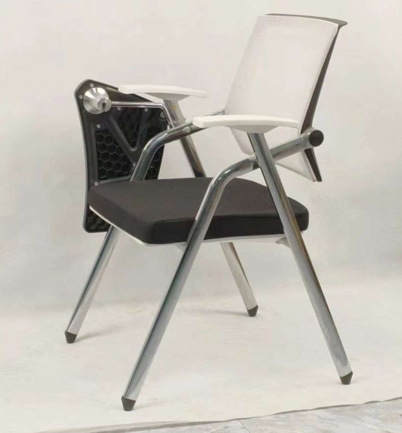 Foldable Mesh Fabric Training Center Meeting Room Office Furniture Stackable Rocking Mesh Plastic Learning Training Conference Chairs