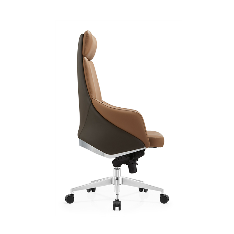 High Back Office Seating CEO Boss Ergonomic Leather Swivel Executive Chair for Management Department