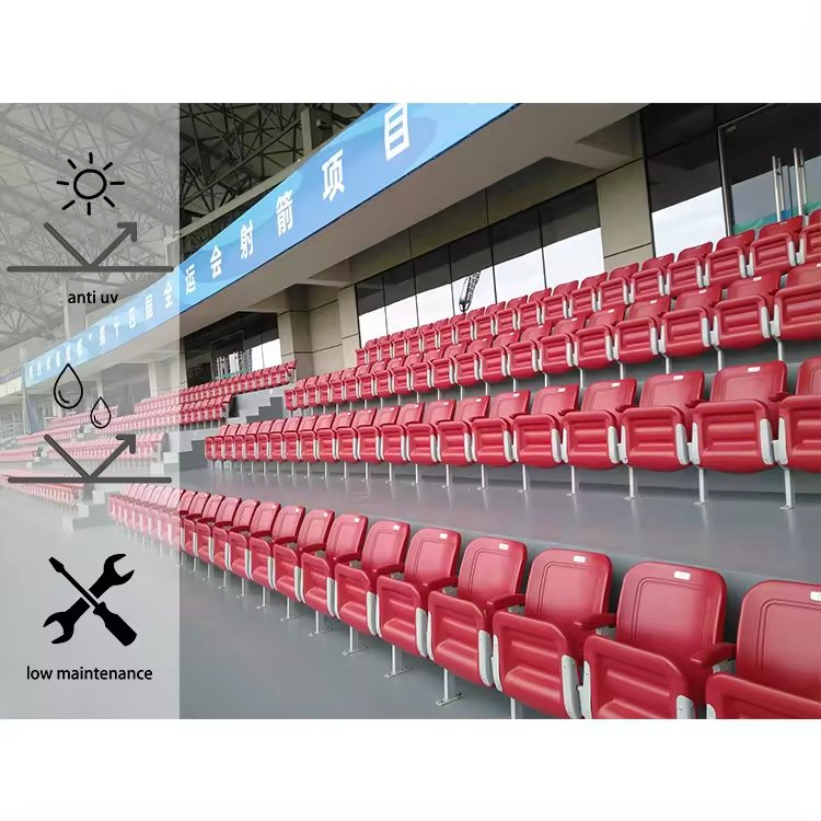 Blowing High Back Foldable Chairs VIP Stadium Seating for Sale