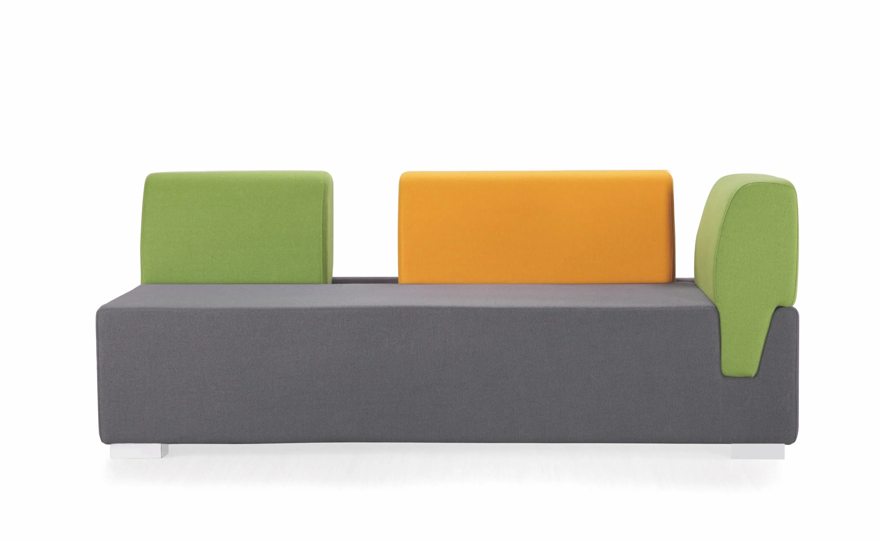 L Shape Sofa Matching Public Area Modular Seating Corner Sofa