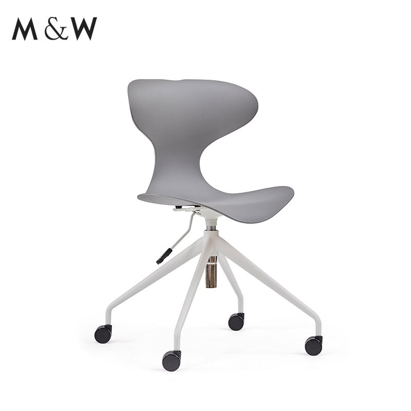 M&W Room Conference Wheels Gray Trainee Meeting Boardroom Chairs