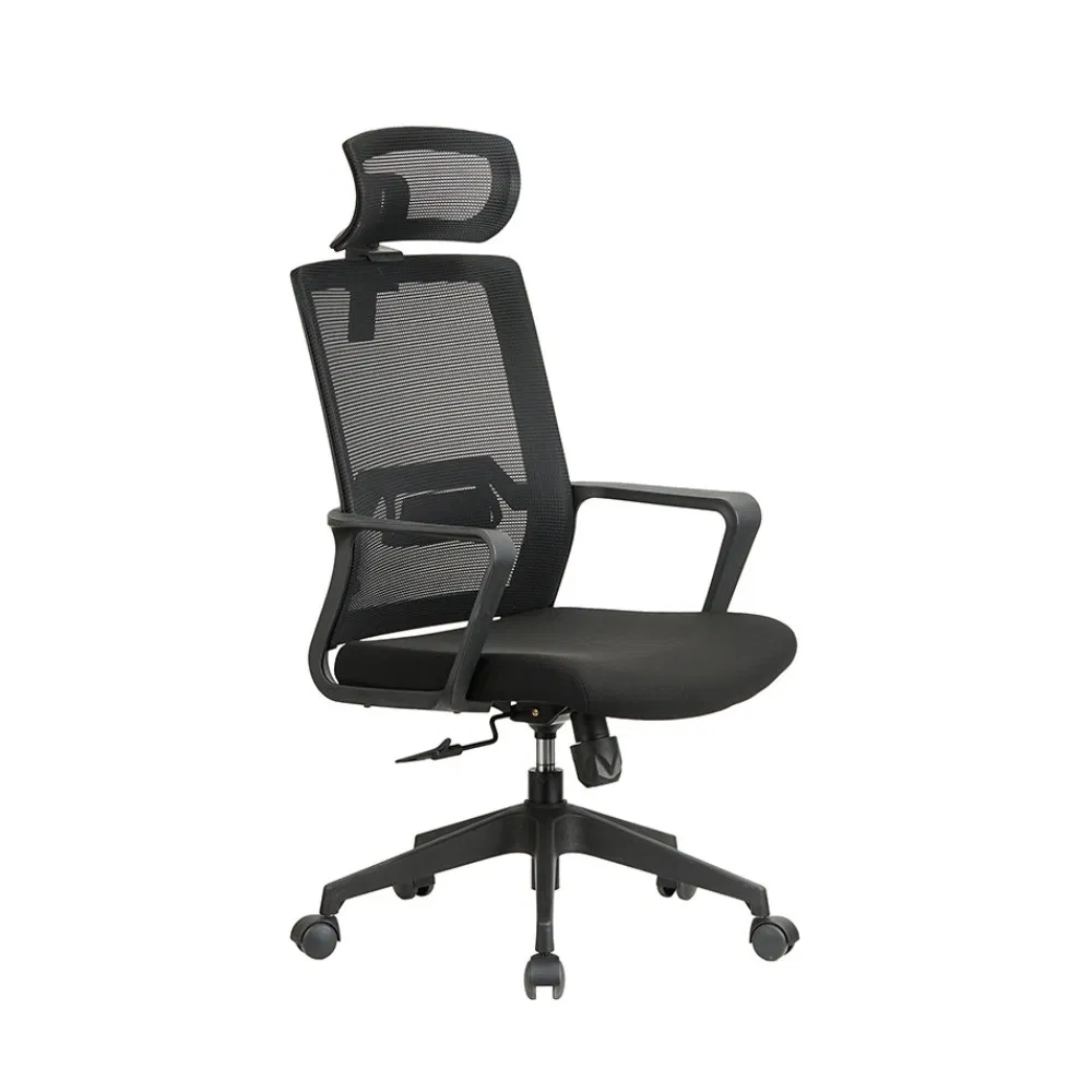 Wholesale Comfortable Ergonomic Office Chair Adjustable Headrest Modern Design Cheap Computer Task Swivel Staff Made Mesh Fabric