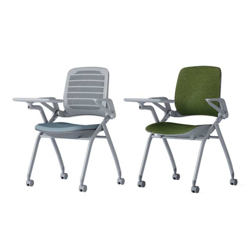 Yolanda Meeting Room Mesh Folding Chair Training Chair Stackable Conference Room Chairs with Casters
