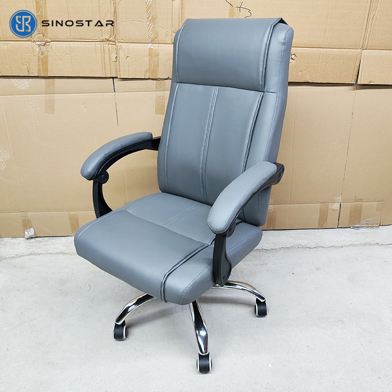 Executive Office Seating with High-Back Design and Multiple Adjustment Functions