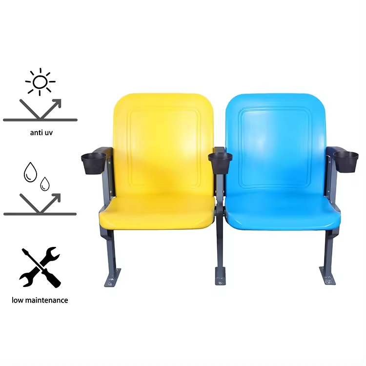 Blowing High Back Foldable Chairs VIP Stadium Seating for Sale