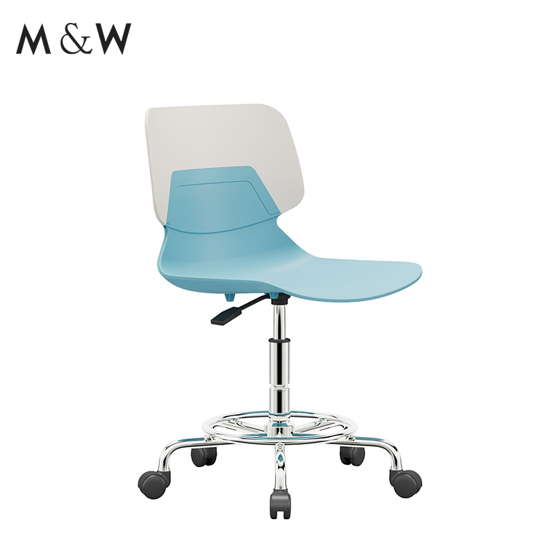 M&W Training Stackable Black Meeting Room Modern Conference Best Office Visitor Boardroom Chairs