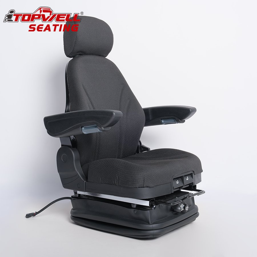 Medium-Back Air Suspension Seat with 12V/24V Compressor for Cat 320