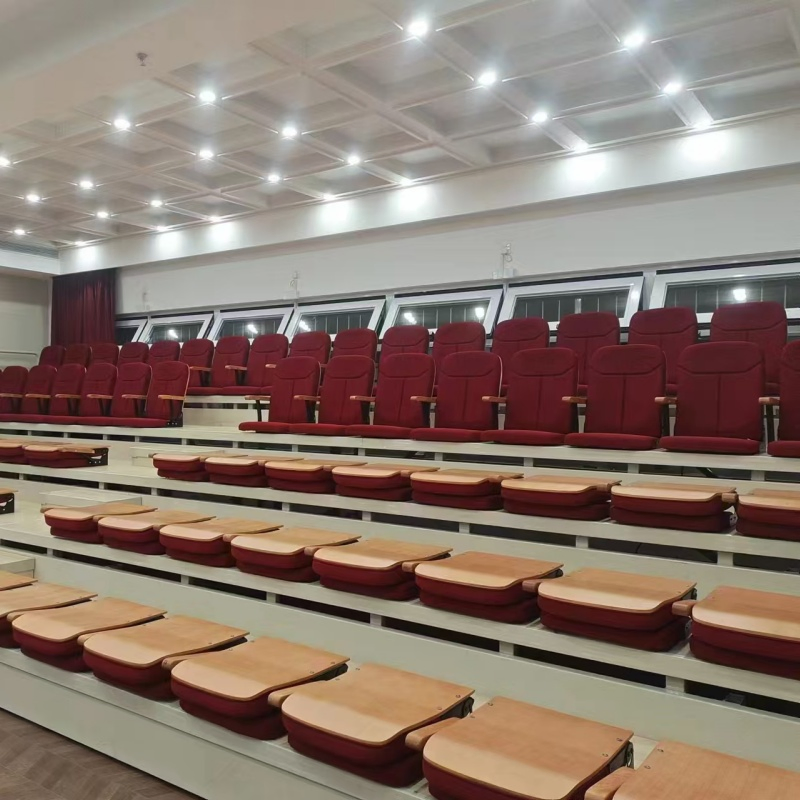Indoor Electric or Manual Folding Telescopic Seating System for Sale