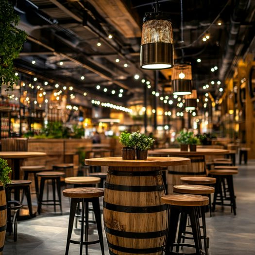 High Back Seating Hotel Restaurant Furniture Set for Enhanced Privacy