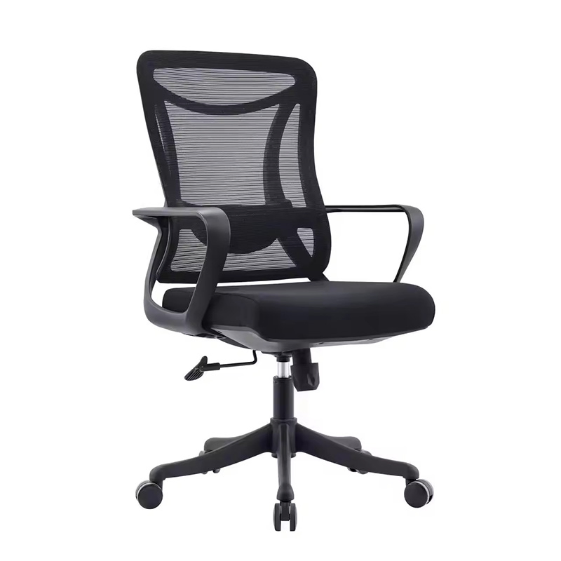 Modern Staff Chair Featuring Breathable Mesh Construction and Robust Swivel Mechanism