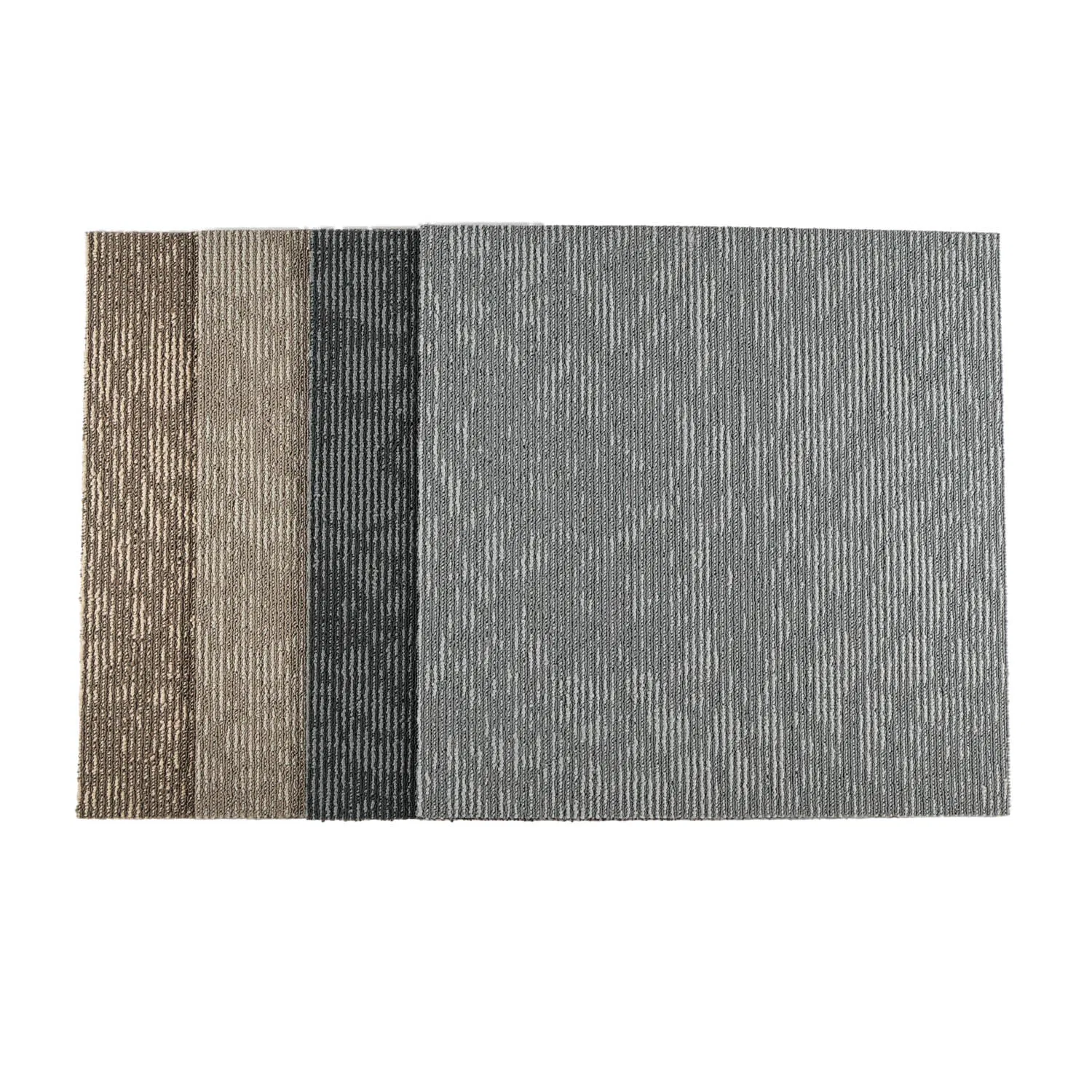 Stain-Resistant Nylon High-Traffic Commercial Carpet Tiles