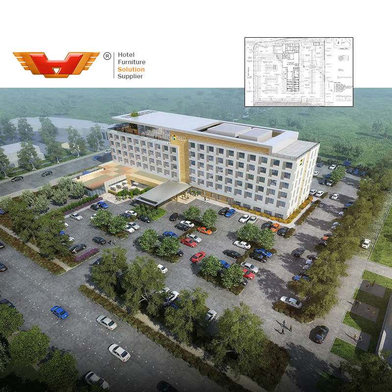 One-Stop Hyatt Hotel Room Rroject Set Customization Service Luxury Villa Hotel Project Whole House 3D Interior Design Solution