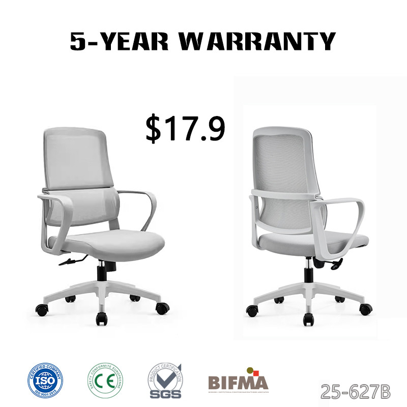 Sillas De Oficina Foshan Good Price Modern School Meeting Room Workstation Staff Clerk Director Ergonomic Swivel Mesh Office Chair for Project and Tender