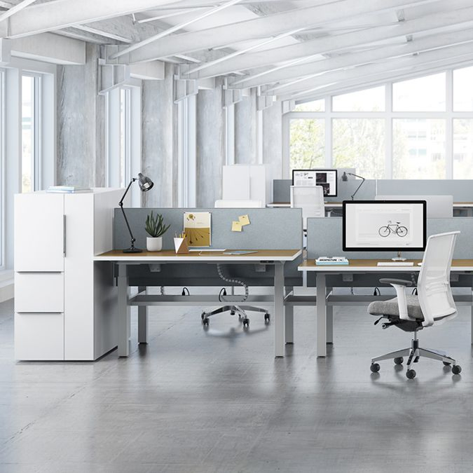 Modern Furniture Office Open Work Space Workstation Cubicle Office Desk for Staff