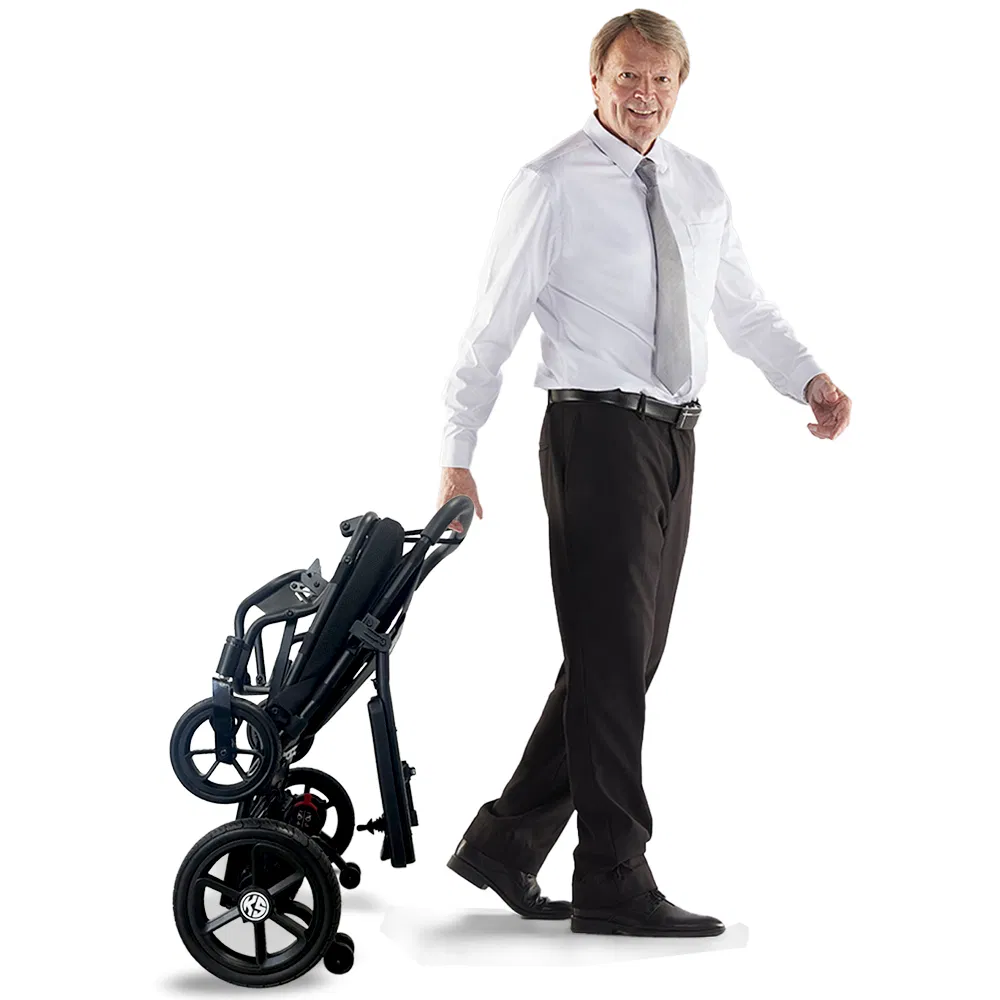 Ksm-605PRO Foldable Mobility Scooter for Adults Portable Electric Mobility Scooter for Vacation and Travel Lightweight 3-Wheel Design