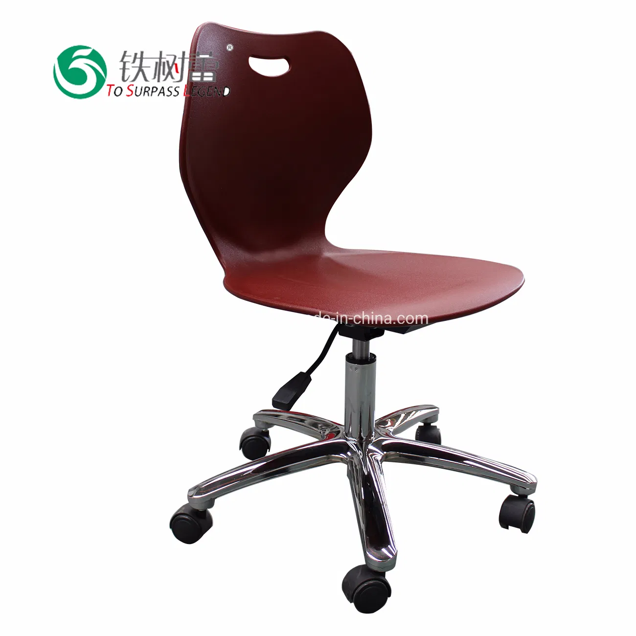 Adjustable Lecture Modern School Mobile Task Chair with Wheels Tsl-8220