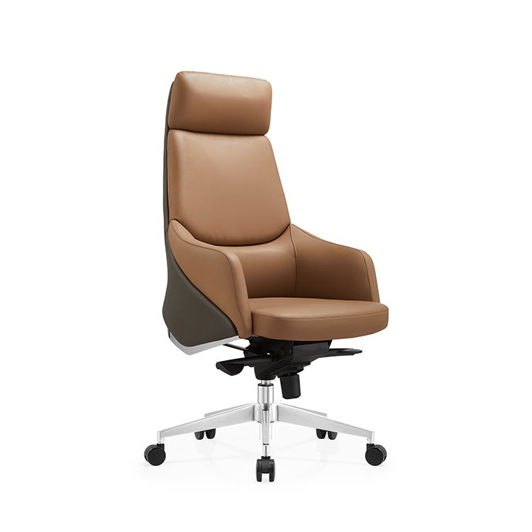 High Back Office Seating CEO Boss Ergonomic Leather Swivel Executive Chair for Management Department