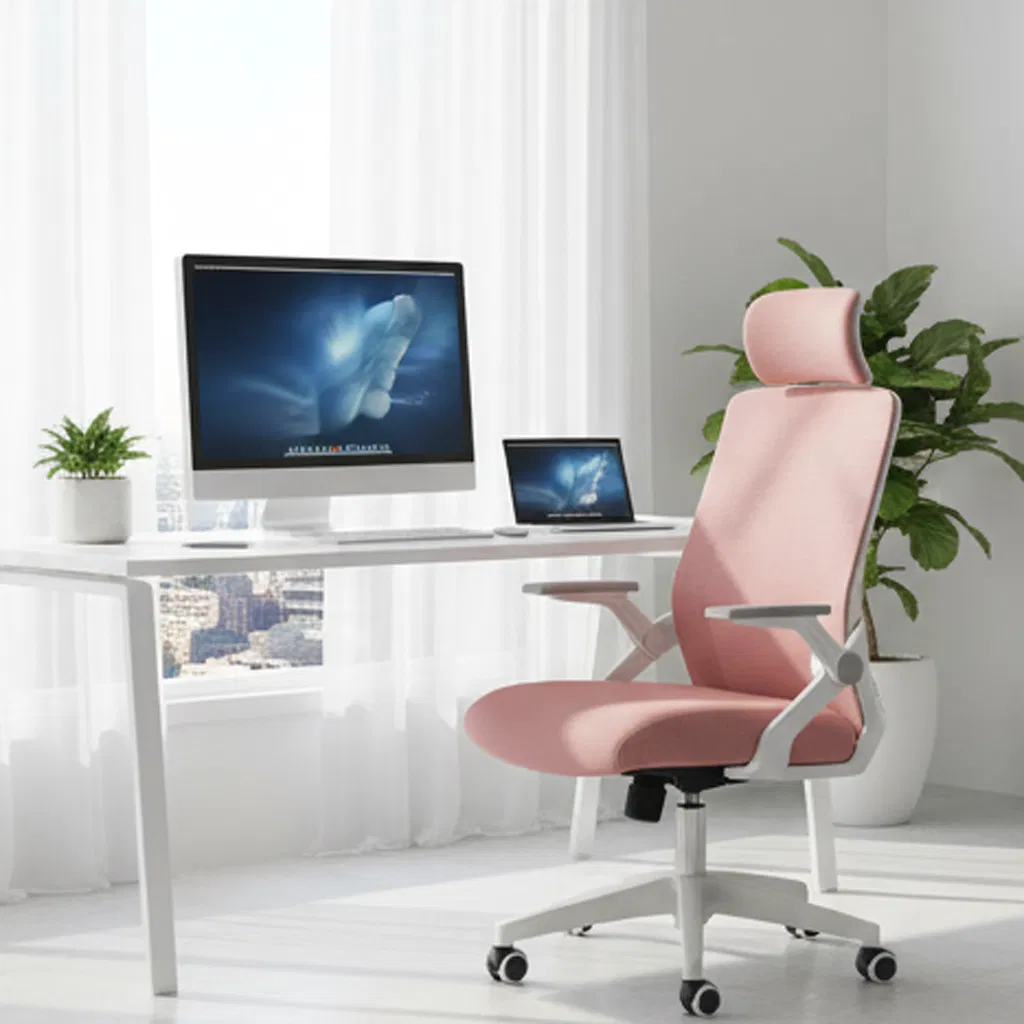 Ergonomic Task Chair with Chic Design and Adjustable Features