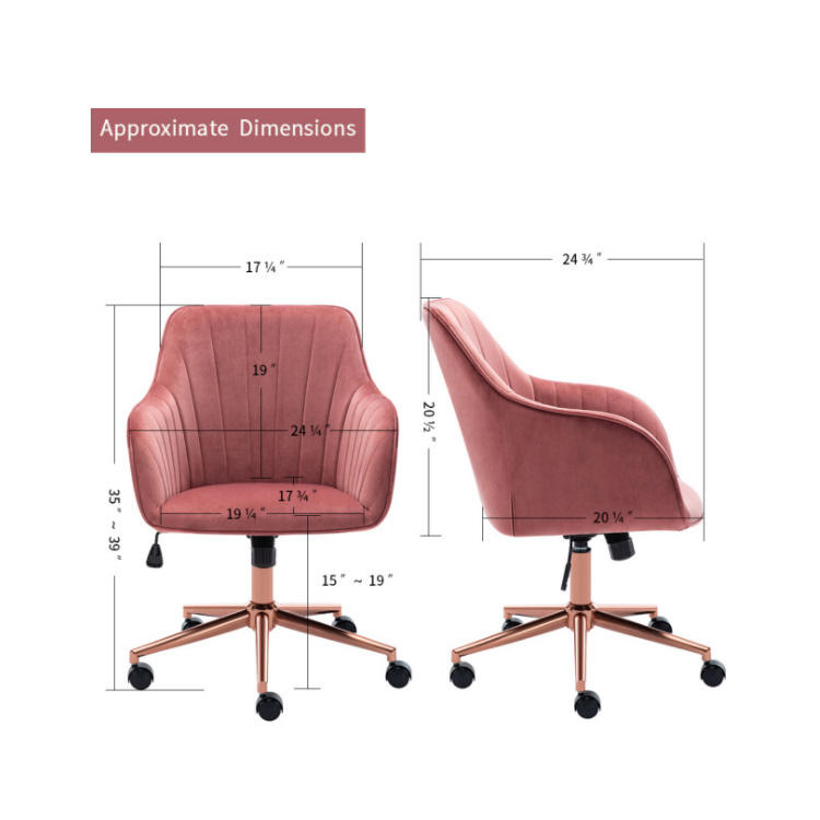 Modern Furniture Height Adjustable Desk Chairs 360 Swivel Office Task Chair