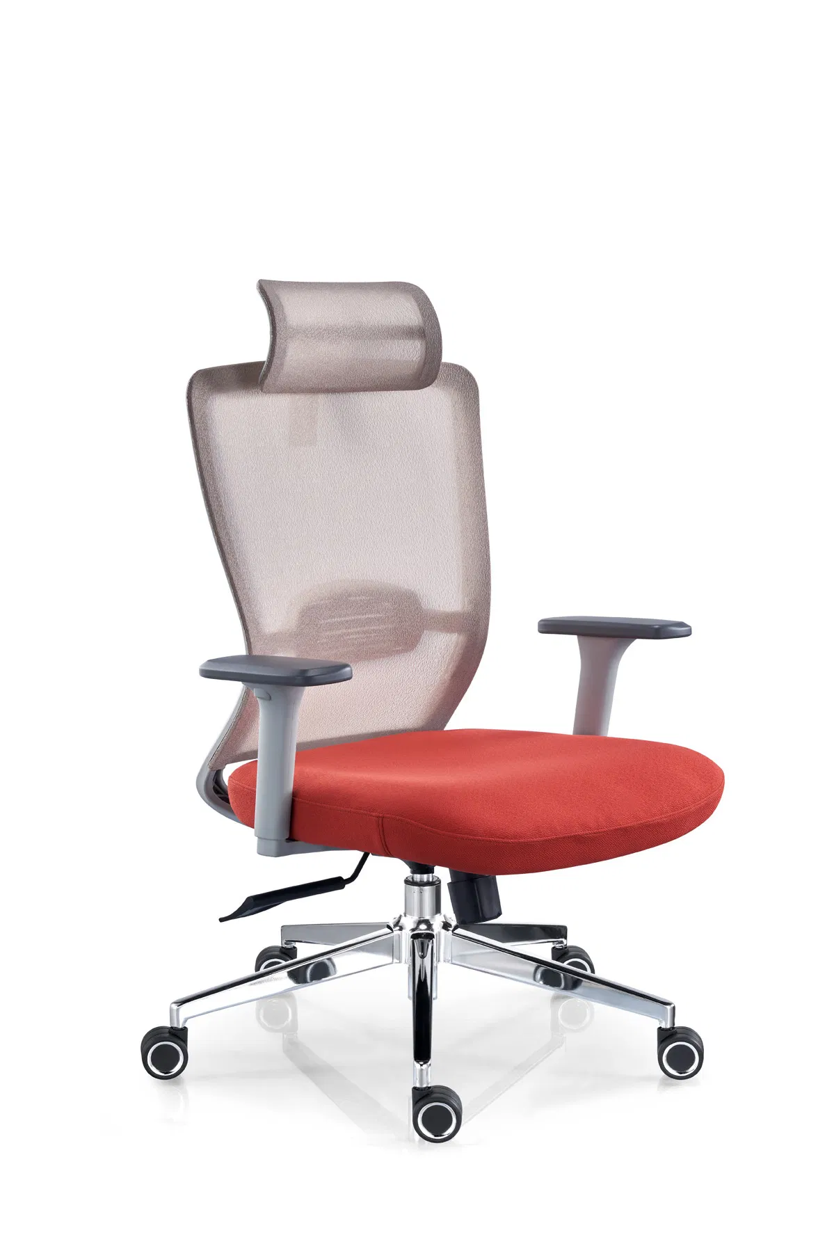 Sleek Executive Furniture Staff Task Computer Swivel Fabric Mesh Office Chair with Adjustable Footrest