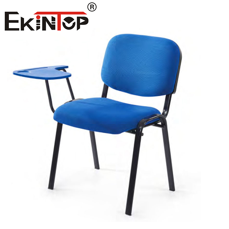 Ekintop Foldable Stackable Conference Room Training Room Chair with Writing Pad