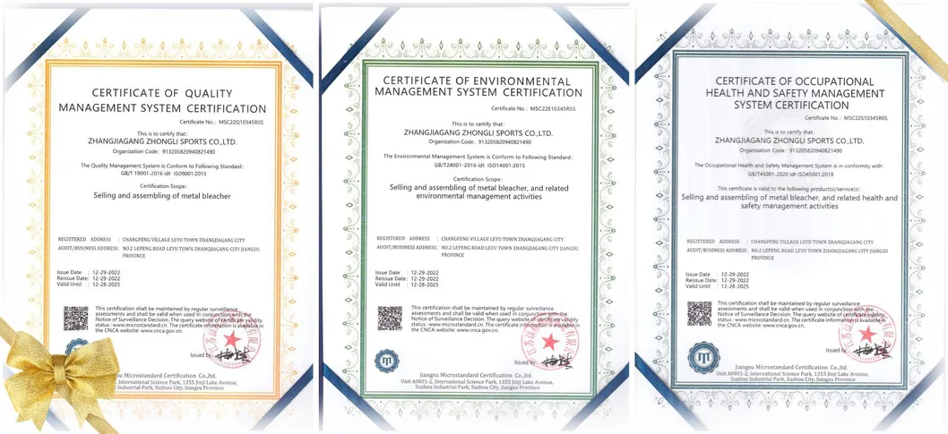 Certificates