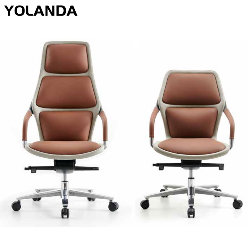 Yolanda Furniture Modern Swivel Height Adjustable Mesh Office Chair Back Ergonomic Fabric Task Office Chair with Lumbar Support