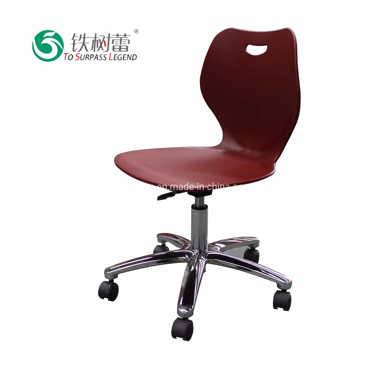 Adjustable Lecture Modern School Mobile Task Chair with Wheels Tsl-8220