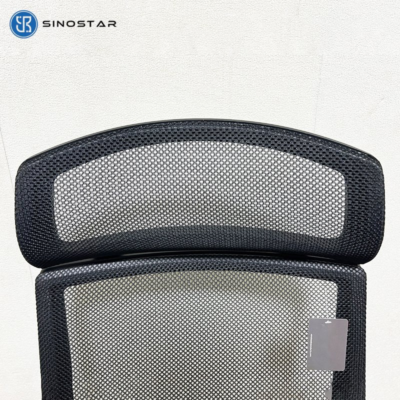 Professional Office Seating with Breathable Fabric Upholstery and Height Adjustment