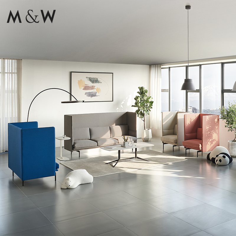 M&W Commercial Chatting Area Office Pod Seating, Meeting Pod, Soundproof Meeting Room Pod