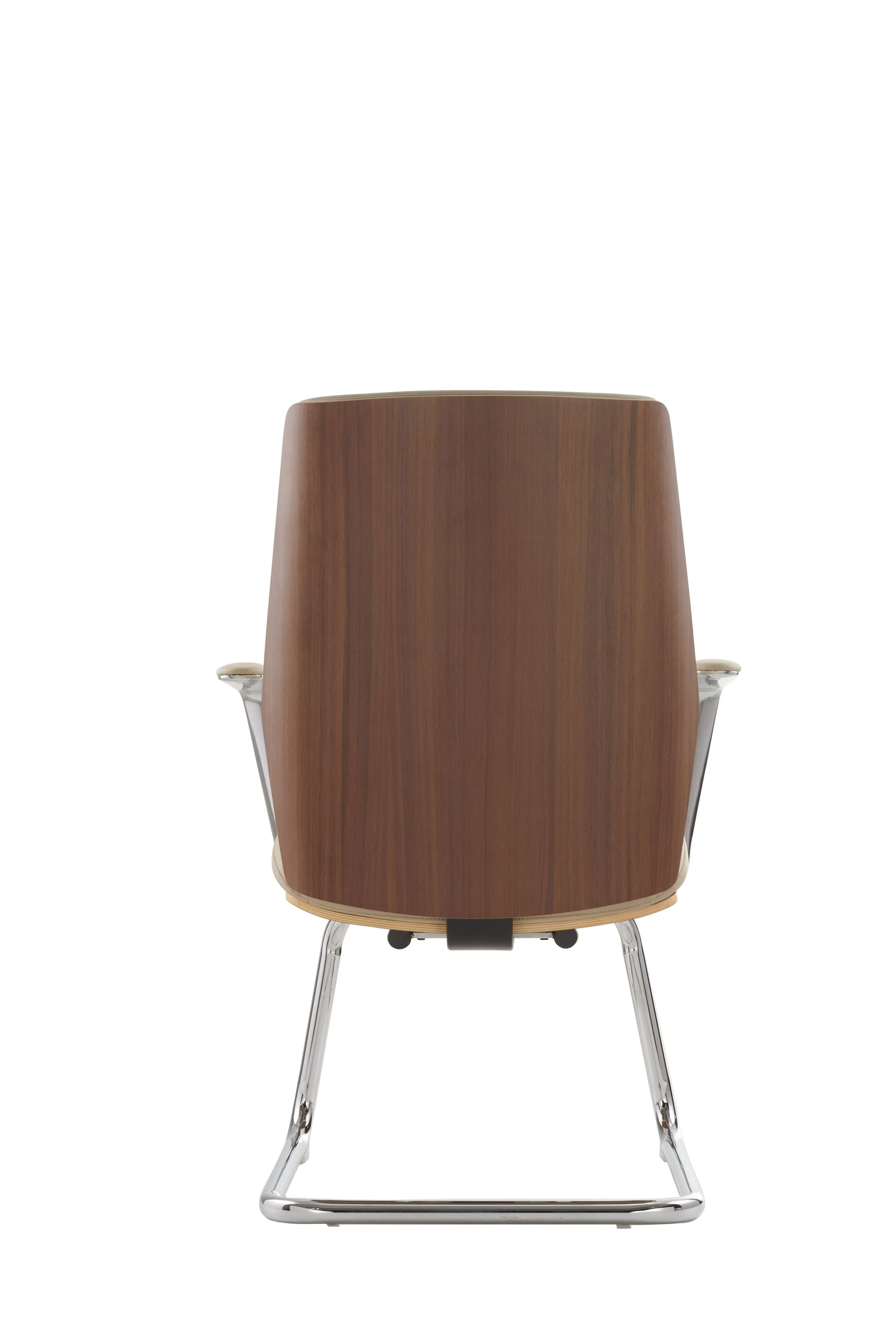 Ergonomic PU Leather Conference Chair with Armrests