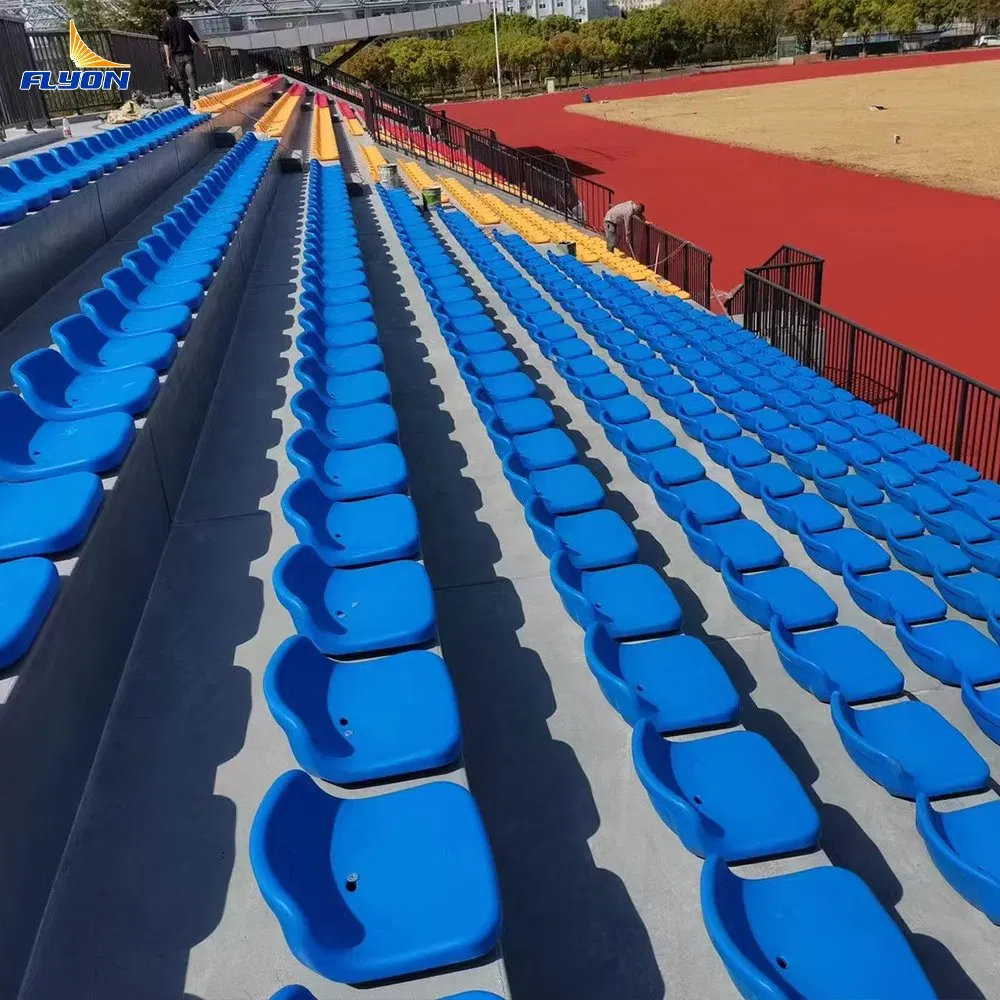 Fireproof UV Protected HDPE Modular Stable Reliable Stadium Seating for Bleachers