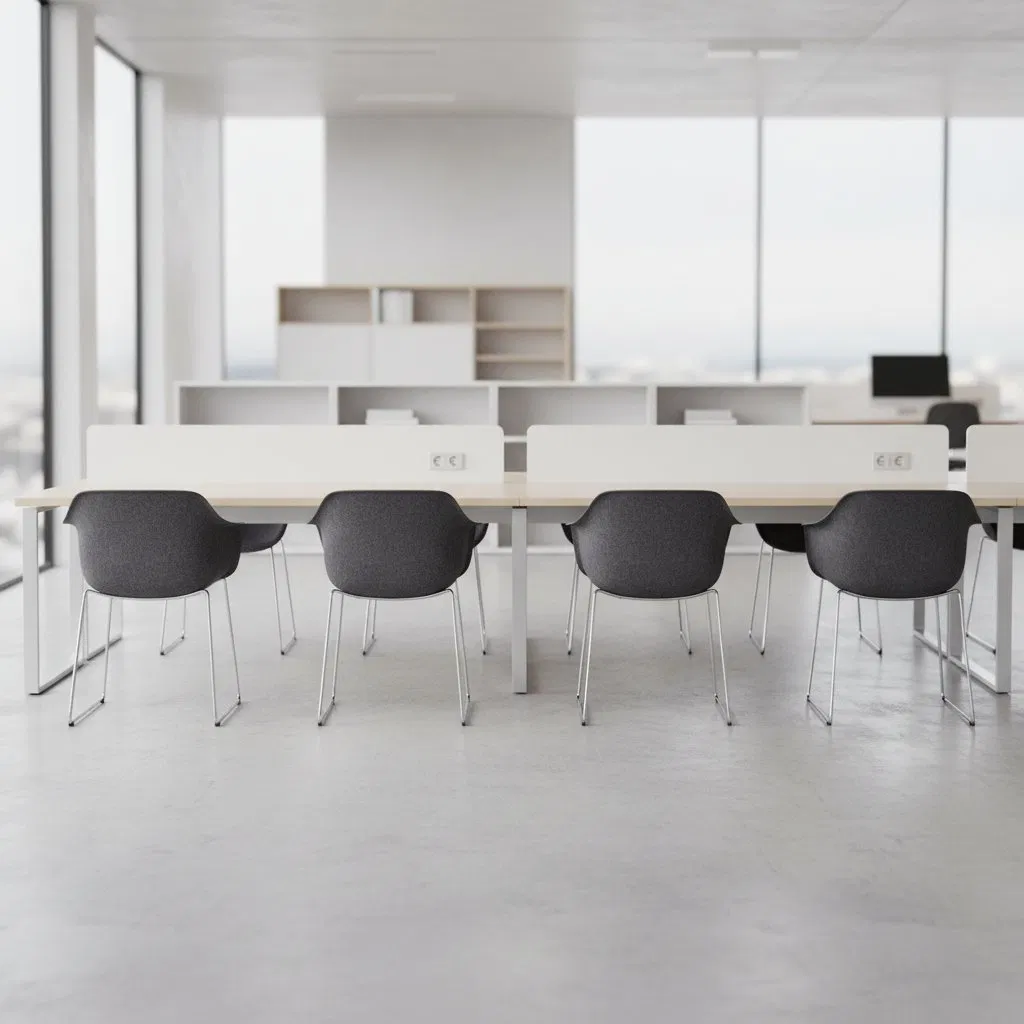 Contemporary Armless Training Stool with Durable Polyester Eco-Friendly &amp; Recyclable Design Chairs for Office Library Meeting Room