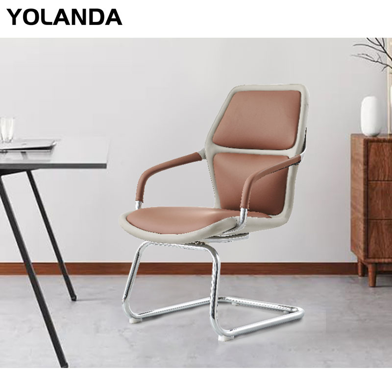 Yolanda Furniture Modern Swivel Height Adjustable Mesh Office Chair Back Ergonomic Fabric Task Office Chair with Lumbar Support