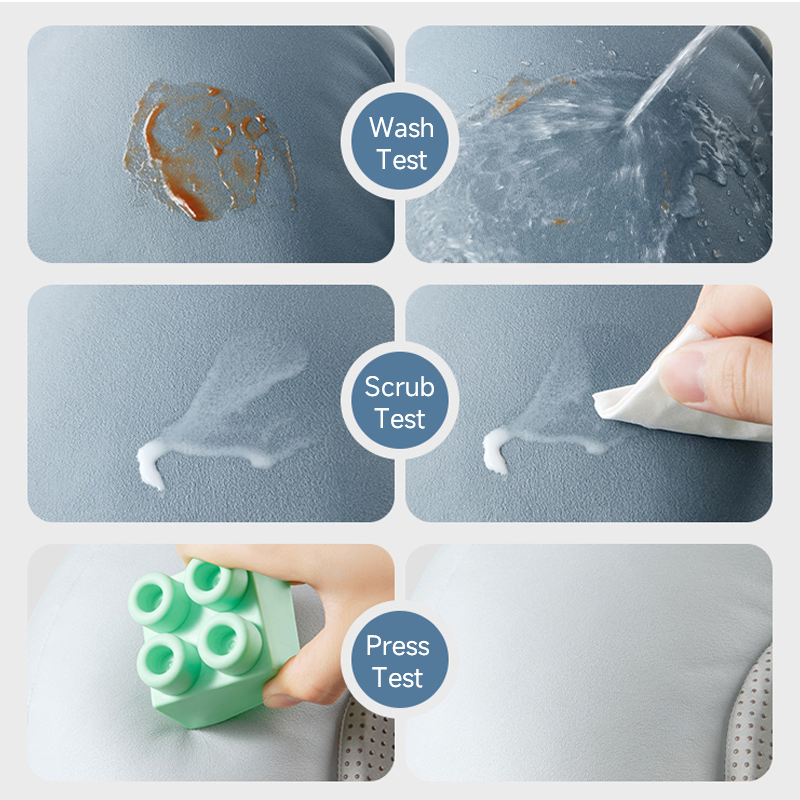 Plush Baby Learning Seat Sofa with 360° Surround and Ergonomic Spine Support