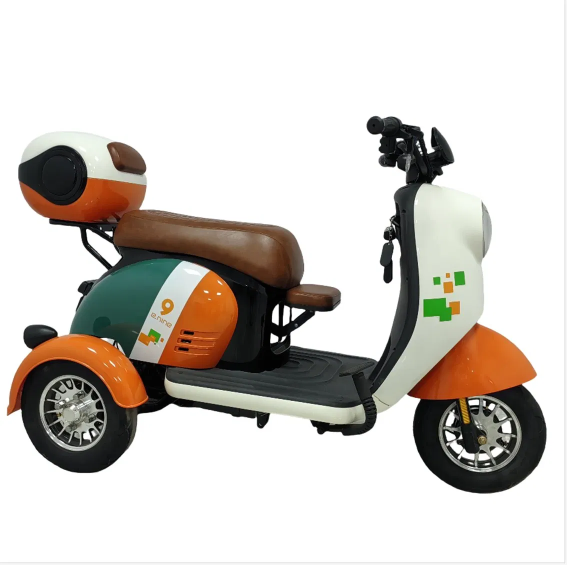 Hld Customized 3-Wheeled Electric Tricycle 3-Seater Electric Scooter
