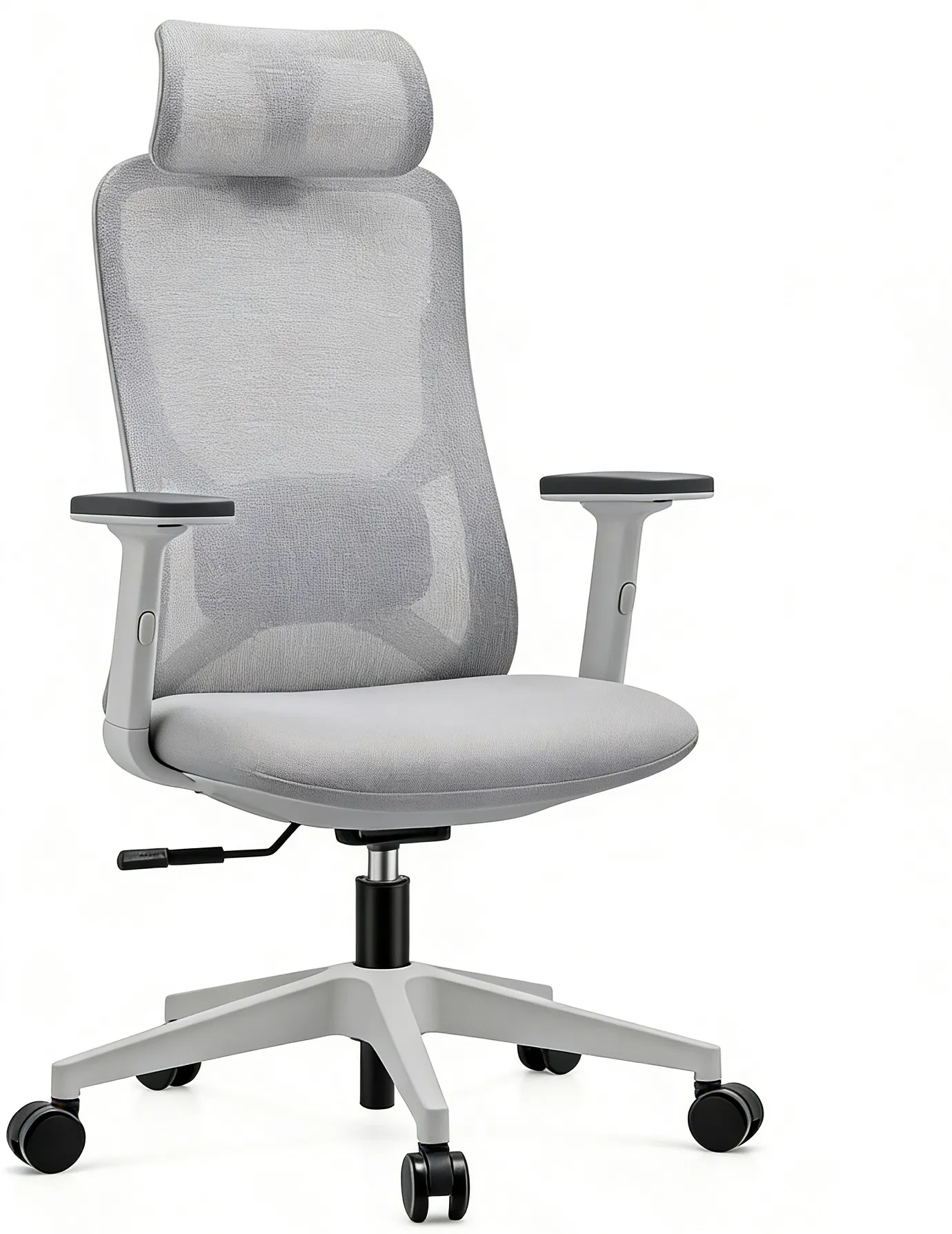 Comfortable Adjustable Task Chair with Premium Sponge and Fabric Materials