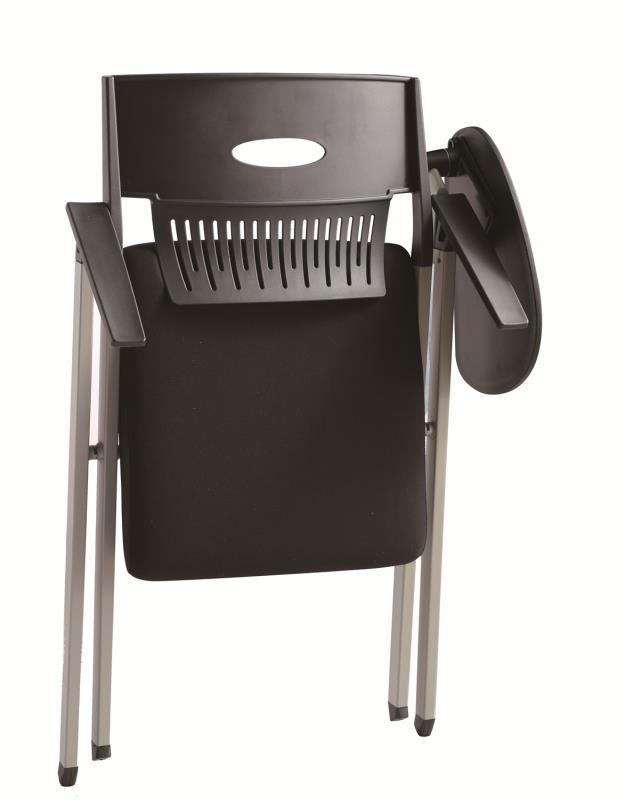 New Design Factory Price High Quality School Classroom Student Office Meeting Room Study Desk Training Chair with Writing Pad