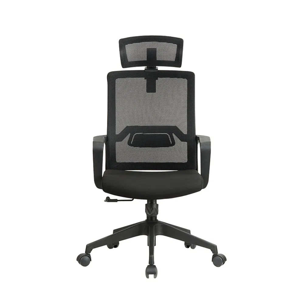 Wholesale Comfortable Ergonomic Office Chair Adjustable Headrest Modern Design Cheap Computer Task Swivel Staff Made Mesh Fabric